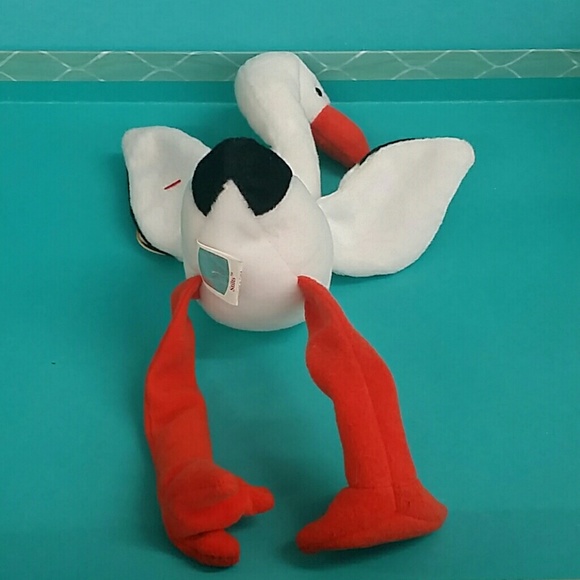 TY Beanie Babies White Stork-Stilts 6/16/1998 - Picture 3 of 4
